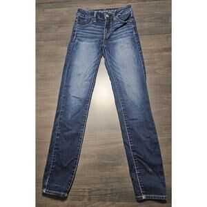 American Eagle Jeans Women's Size 00 Short Hi-Rise Jegging Stretch